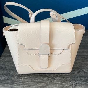 Senreve Mini Maestra Pink Leather Handbag